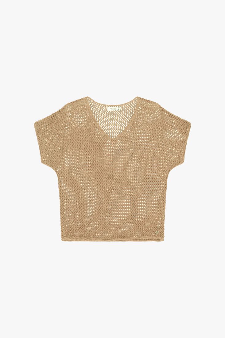 MAGLIA PLEASE TRAFORATA