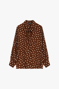 BLUSA DIXIE POIS CON FIOCCO