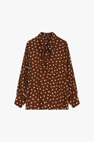 BLUSA DIXIE POIS CON FIOCCO