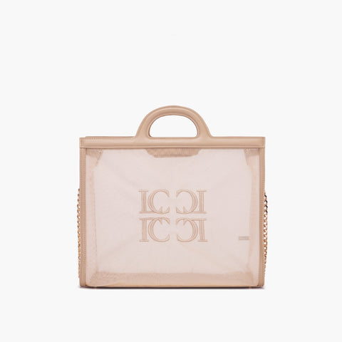 BORSA LA CARRIE SHOPPING BEIGE