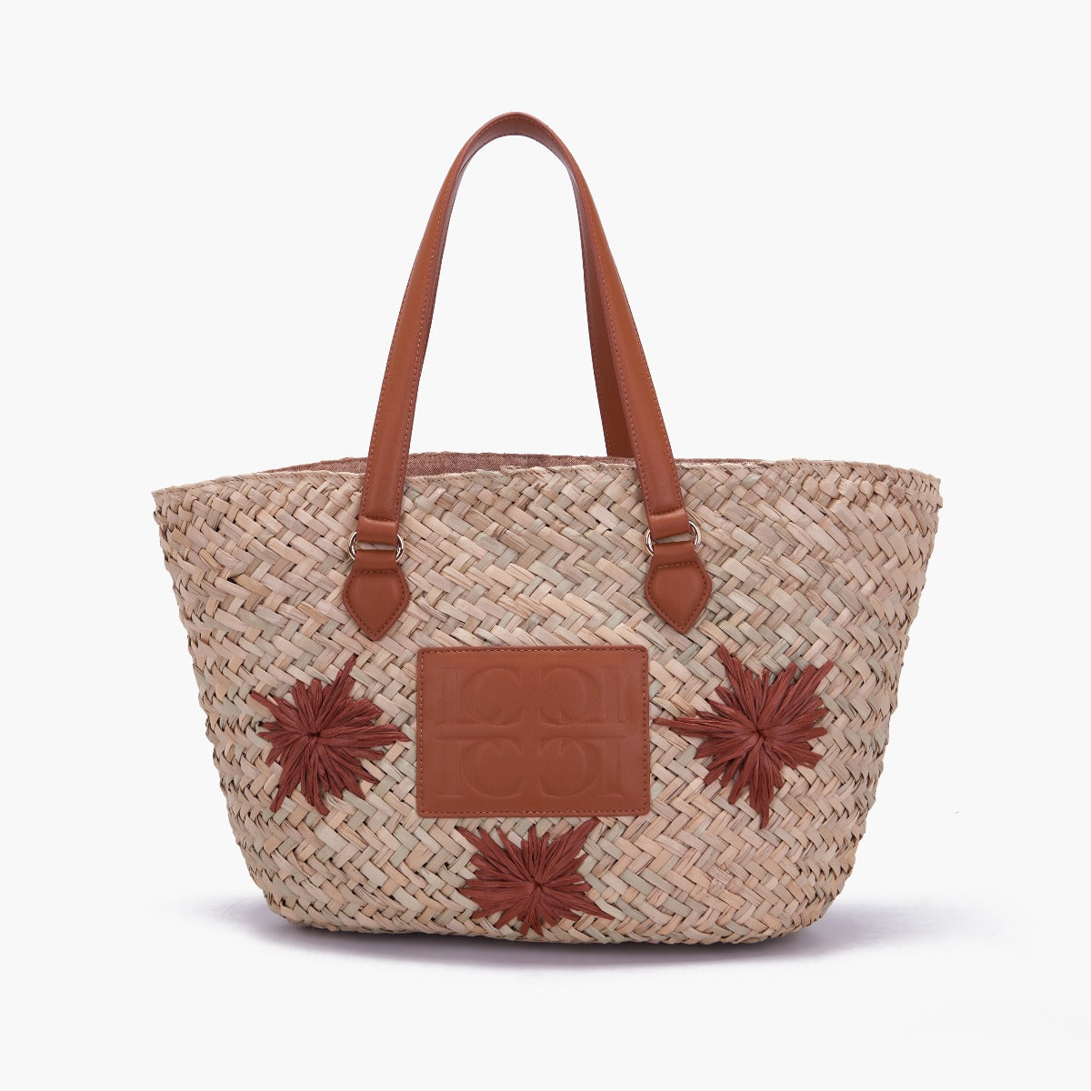 BORSA LA CARRIE IN RAFFIA CON INSERTO