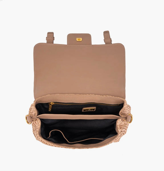 BORSA ATENA MIDI IN RAFFIA