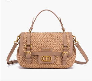 BORSA ATENA MIDI IN RAFFIA
