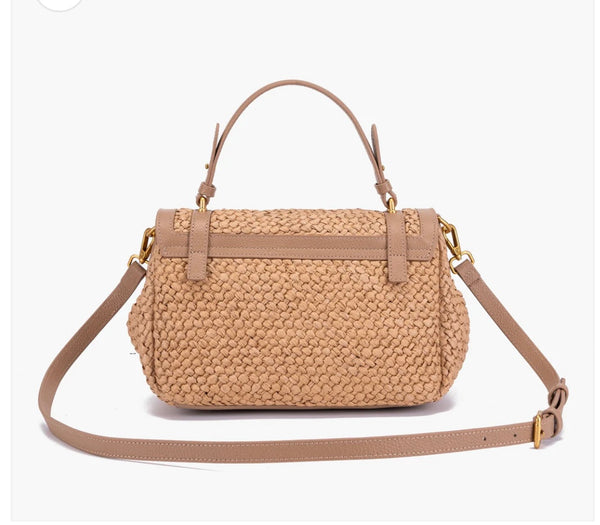 BORSA ATENA MIDI IN RAFFIA