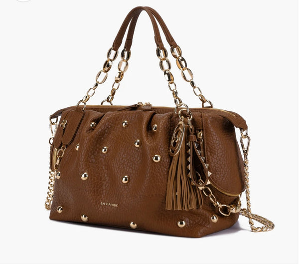 BORSA LA CARRIE SHOPPING CUOIO