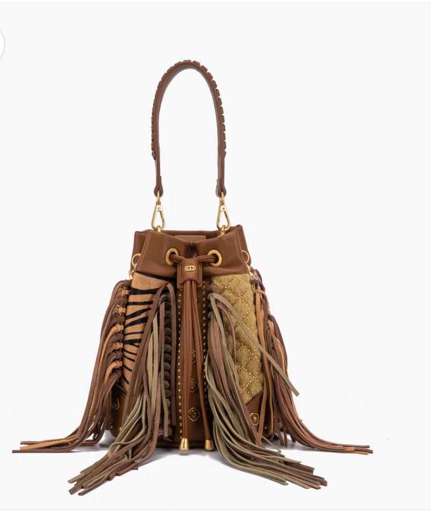 SECCHIELLO LA CARRIE JUNGLE CUOIO