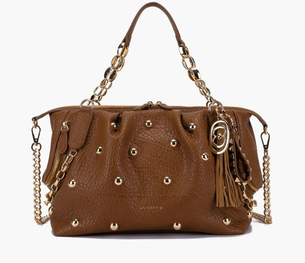 BORSA LA CARRIE SHOPPING CUOIO