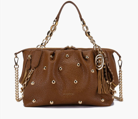 BORSA LA CARRIE SHOPPING CUOIO