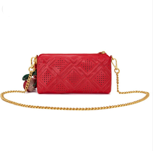 BORSA LA CARRIE POCHETTE ROSSA