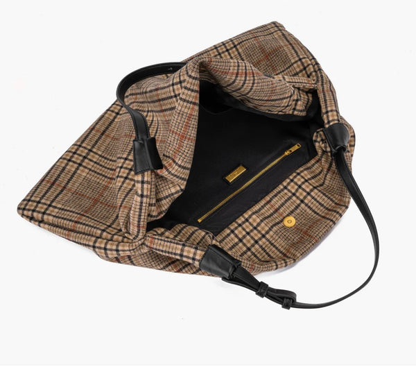 BORSA LA CARRIE SHOPPING SCOZZESE