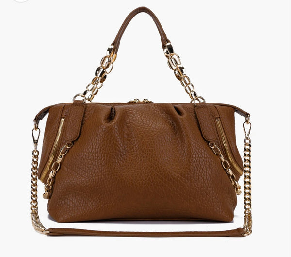 BORSA LA CARRIE SHOPPING CUOIO
