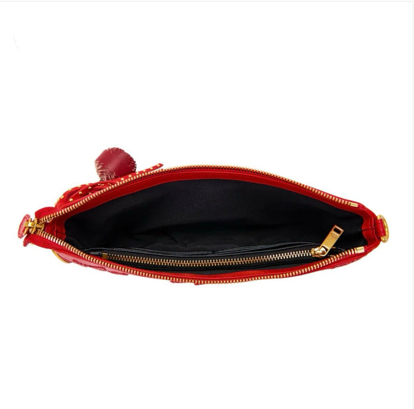 BORSA LA CARRIE POCHETTE ROSSA