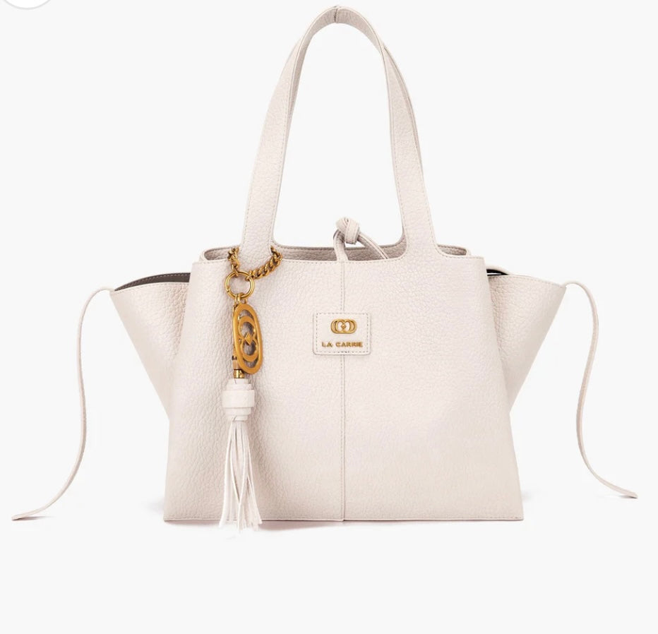 BORSA LA CARRIE SHOPPING IVORY