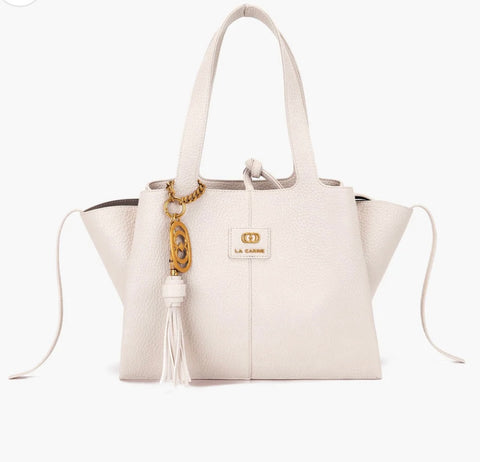 BORSA LA CARRIE SHOPPING IVORY