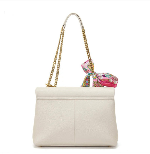 BORSA LA CARRIE FOULARD BIANCA
