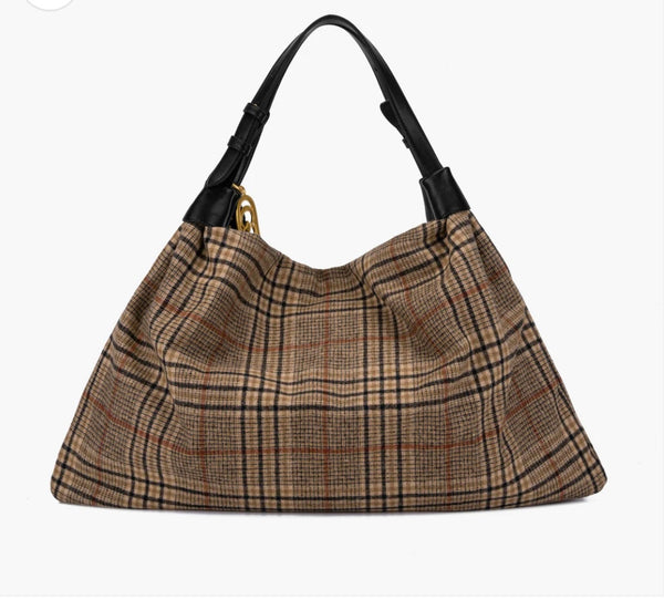 BORSA LA CARRIE SHOPPING SCOZZESE