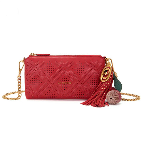 BORSA LA CARRIE POCHETTE ROSSA