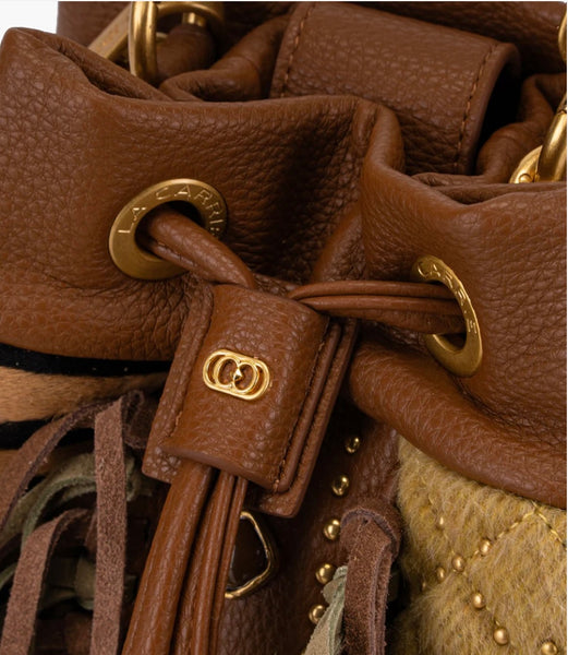 SECCHIELLO LA CARRIE JUNGLE CUOIO