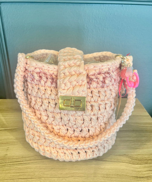 BORSA HANDMADE SECCHIELLO ROSA