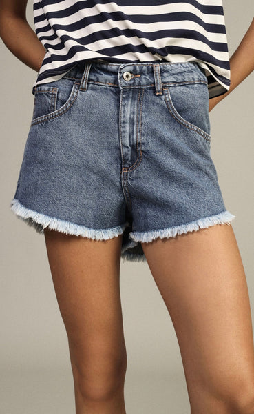 SHORTS DIXIE CON CUORE CROCHET