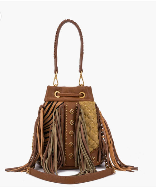 SECCHIELLO LA CARRIE JUNGLE CUOIO